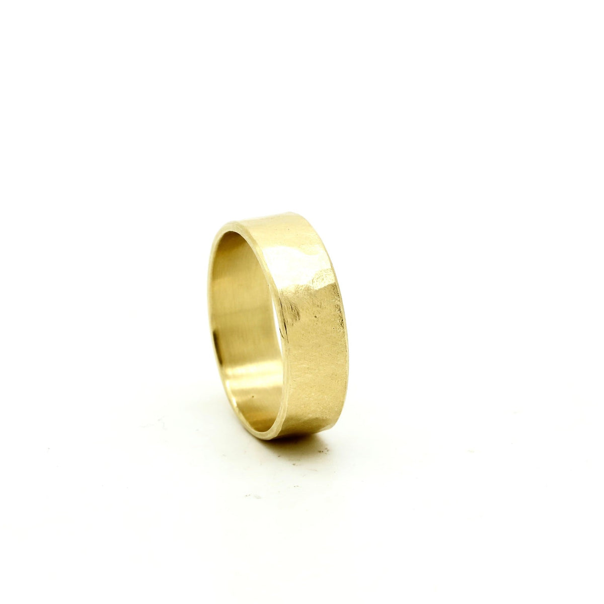 Thick Timber Ring in 10k Gold by Sasha Walsh– Fire Opal Company