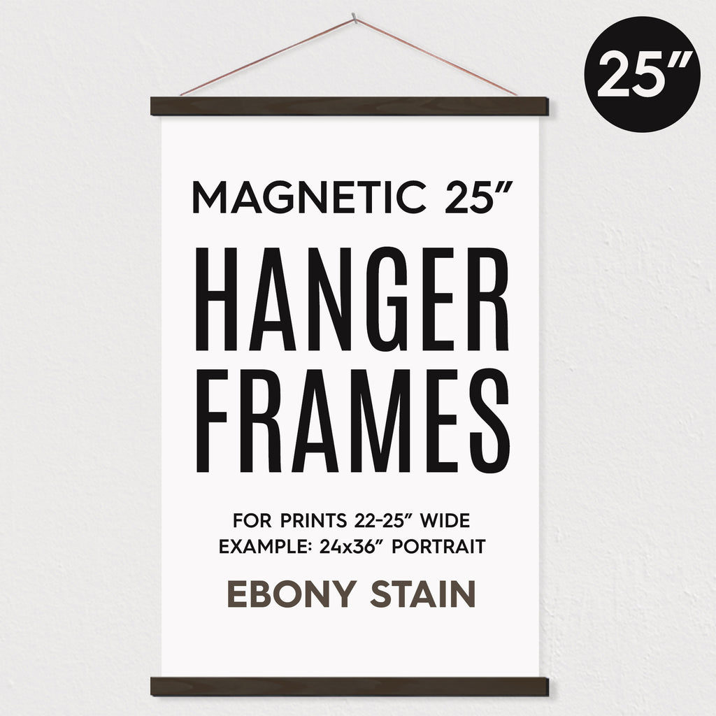 25" Magnetic Poster Hanger Frame for 24x36 Portrait Prints by Hanger Frames