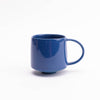 dark blue mug with glossy surface