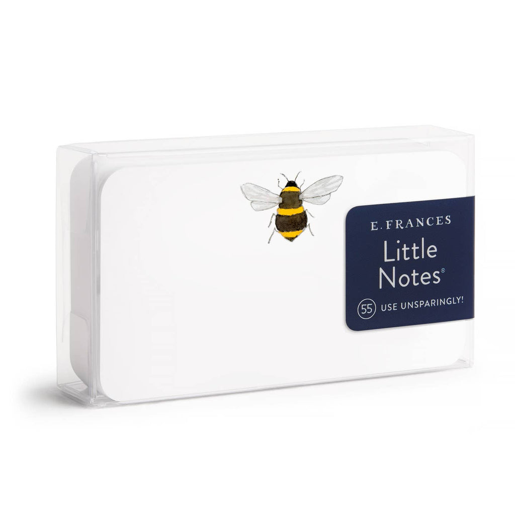 Pack of E. Frances Little Notes with a bee illustration on a white background