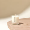 Lit candle