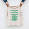 Green Peas in a Pod Gardening Boxy Tee in Natural by Blackbird Supply Co.