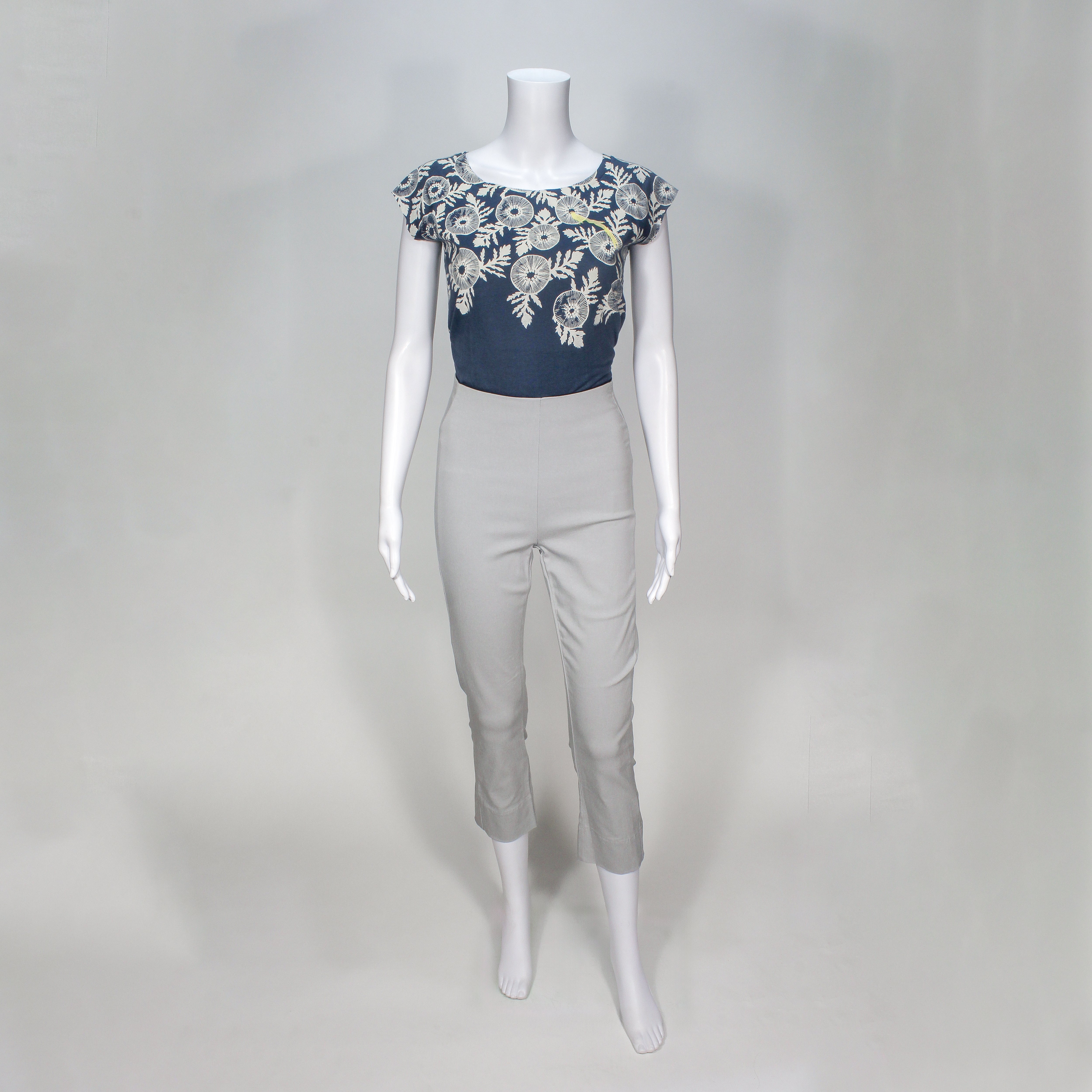 【PRY】Luxe-Cotton Sarouel Cropped Pants pry Luxe-Cotton Sarouel Cropped Pants Luxe-Cotton Sarouel