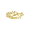 14k Gold Encrusted 3 Branch Ring by Branch